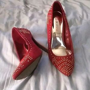 JUSTFAB studded heels